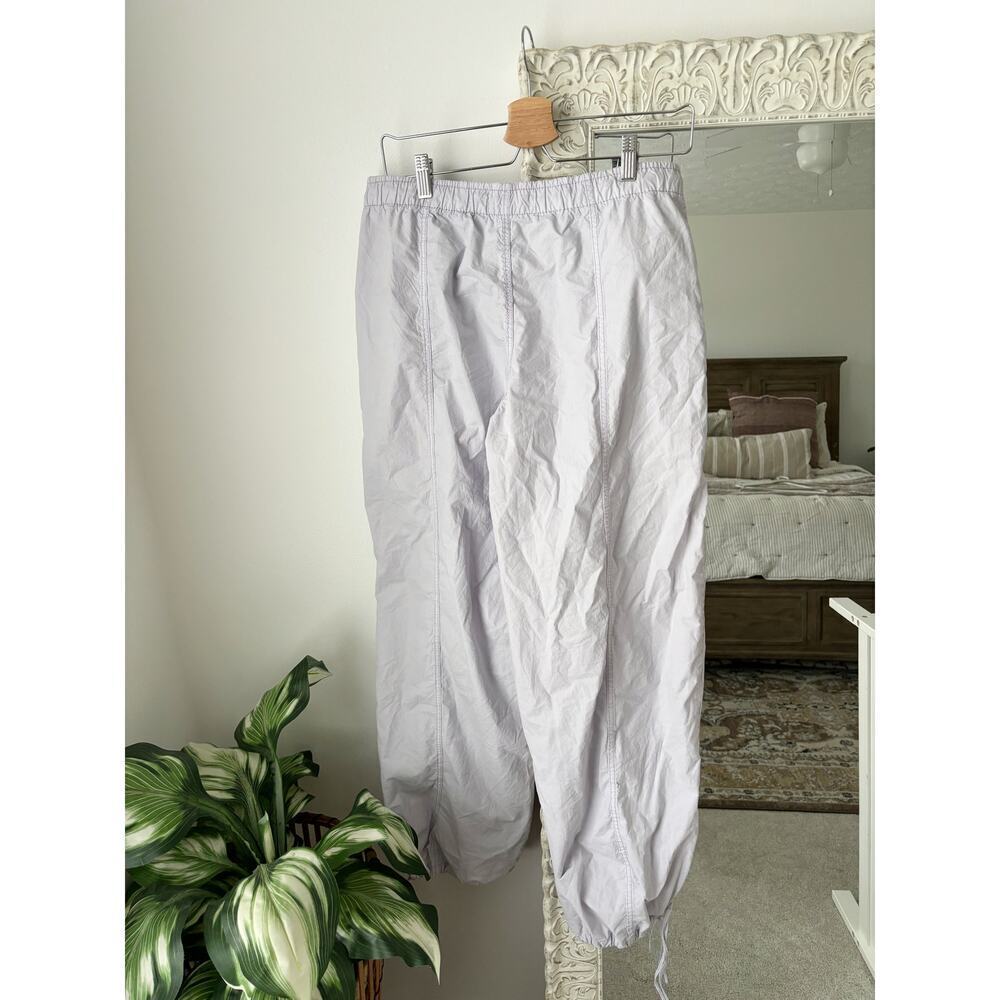 Zara Drawstring Mid Rise Parachute Pants - Picture 7 of 9